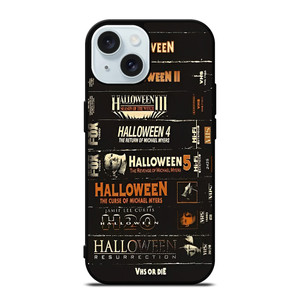 HALLOWEEN HORROR MOVIES COLLECTION iPhone 15 Case Cover