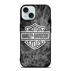 HARLEY DAVIDSON MOTORCYCLES SMOKE LOGO iPhone 15 Case Cover HARLEY DAVIDSON MOTORCYCLES SMOKE LOGO iPhone 15 Case Cover