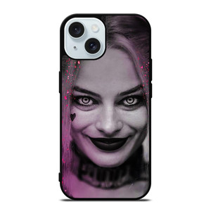 HARLEY QUINN MONOCHROME iPhone 15 Case Cover HARLEY QUINN MONOCHROME iPhone 15 Case Cover
