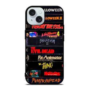 HORROR MOVIES CASSETTE COLLECTION iPhone 15 Case Cover
