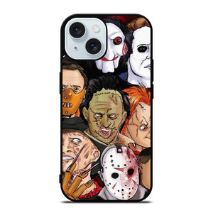 HORROR MOVIES CHARACTERS COLLECTION iPhone 15 Case Cover