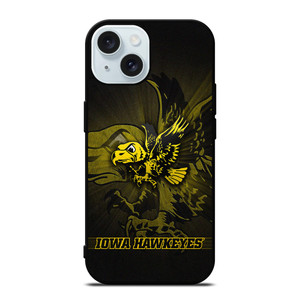 IOWA HAWKEYES FOOTBALL SYMBOL iPhone 15 Case Cover
