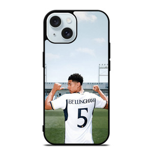 JUDE BELLINGHAM REAL MADRID FC iPhone 15 Case Cover JUDE BELLINGHAM REAL MADRID FC iPhone 15 Case Cover