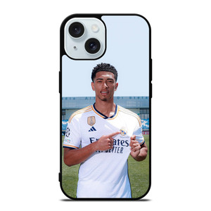 JUDE BELLINGHAM REAL MADRID iPhone 15 Case Cover JUDE BELLINGHAM REAL MADRID iPhone 15 Case Cover