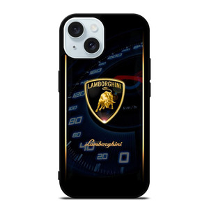 LAMBORGHINI SPEEDOMETER iPhone 15 Case Cover LAMBORGHINI SPEEDOMETER iPhone 15 Case Cover