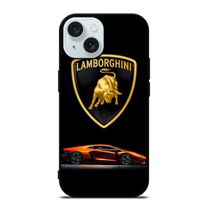 LAMBORHINI SUPER CAR EMBLEM iPhone 15 Case Cover