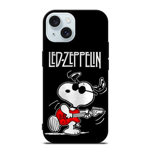 LED ZEPPELIN SNOOPY iPhone 15 Case Cover LED ZEPPELIN SNOOPY iPhone 15 Case Cover