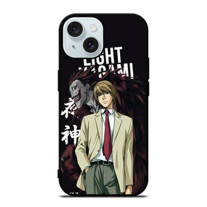 LIGHT YAGAMI DEATH NOTE iPhone 15 Case Cover LIGHT YAGAMI DEATH NOTE iPhone 15 Case Cover