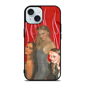 LILY ROSE DEPP COLLAGE iPhone 15 Case Cover LILY ROSE DEPP COLLAGE iPhone 15 Case Cover
