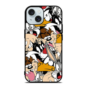 LOONEY TUNES CARTOON CROSSOVER iPhone 15 Case Cover