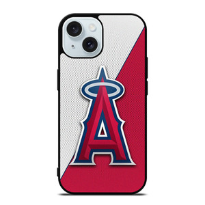 LOS ANGELES ANGELS CARBON EMBLEM iPhone 15 Case Cover LOS ANGELES ANGELS CARBON EMBLEM iPhone 15 Case Cover
