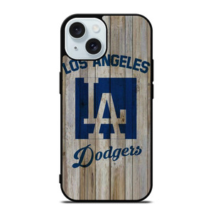 LOS ANGELES DODGERS WHITE WOOD iPhone 15 Case Cover