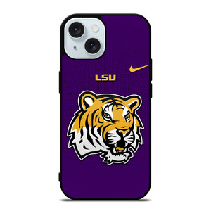 LSU TIGERS BASEBALL NIKE iPhone 15 Case Cover LSU TIGERS BASEBALL NIKE iPhone 15 Case Cover