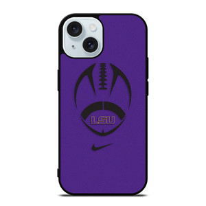 LSU TIGERS FOOTBALL NIKE SYMBOL iPhone 15 Case Cover LSU TIGERS FOOTBALL NIKE SYMBOL iPhone 15 Case Cover