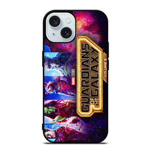 MARVEL GUARDIANS OF THE GALAXY VOLUE 3 COLLAGE iPhone 15 Case Cover
