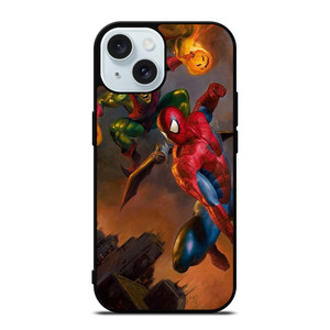 MARVEL SPIDERMAN GREEN GOBLIN iPhone 15 Case Cover MARVEL SPIDERMAN GREEN GOBLIN iPhone 15 Case Cover