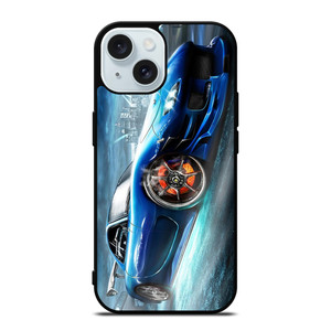 MAZDA RX 7 BLUE iPhone 15 Case Cover MAZDA RX 7 BLUE iPhone 15 Case Cover