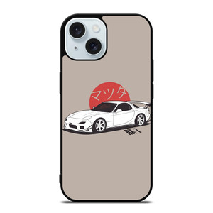 MAZDA RX7 MINIMALIST iPhone 15 Case Cover