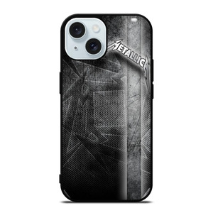 METALLICA BAND METAL LOGO iPhone 15 Case Cover METALLICA BAND METAL LOGO iPhone 15 Case Cover