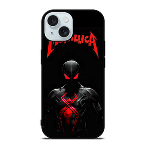 METALLICA SPIDERMAN LOGO iPhone 15 Case Cover METALLICA SPIDERMAN LOGO iPhone 15 Case Cover