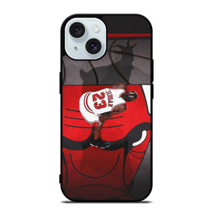 MICHAEL JORDAN CHICAGO BULLS GOAT iPhone 15 Case Cover