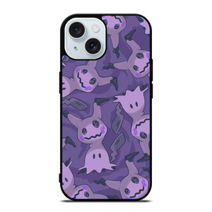 MIMIKYU POKEMON PURPLE iPhone 15 Case Cover MIMIKYU POKEMON PURPLE iPhone 15 Case Cover