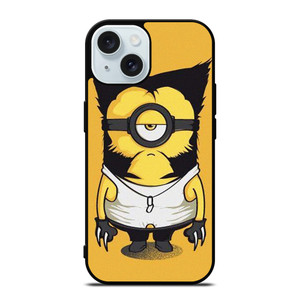 MINION WOLVERINES CARTOON iPhone 15 Case Cover MINION WOLVERINES CARTOON iPhone 15 Case Cover