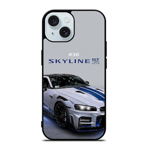 NISSAN GTR SKYLINE R36 iPhone 15 Case Cover NISSAN GTR SKYLINE R36 iPhone 15 Case Cover