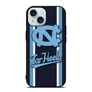 NORTH CAROLINA TAR HEELS STRIPE LOGO iPhone 15 Case Cover