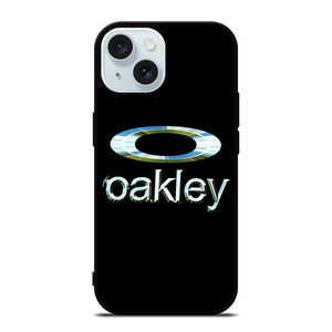 OAKLEY METAL BLACK EMBLEM iPhone 15 Case Cover OAKLEY METAL BLACK EMBLEM iPhone 15 Case Cover