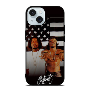 OUTKAST HIP HOP USA iPhone 15 Case Cover OUTKAST HIP HOP USA iPhone 15 Case Cover