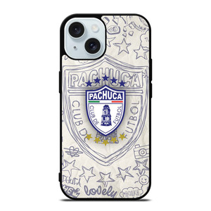 PACHUCA CLUB DE FOOTBALL LIGA MX iPhone 15 Case Cover PACHUCA CLUB DE FOOTBALL LIGA MX iPhone 15 Case Cover