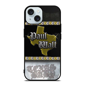 PAUL WALL RAPPER LOGO iPhone 15 Case Cover PAUL WALL RAPPER LOGO iPhone 15 Case Cover