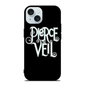 PIERCE THE VEIL ROCK BAND LOGO iPhone 15 Case Cover PIERCE THE VEIL ROCK BAND LOGO iPhone 15 Case Cover