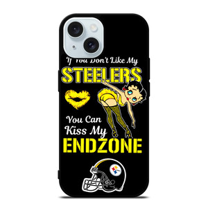 PITTSBURGH STEELERS FOOTBALL BETTY BOOP iPhone 15 Case Cover PITTSBURGH STEELERS FOOTBALL BETTY BOOP iPhone 15 Case Cover