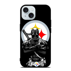 PITTSBURGH STEELERS FOOTBALL DEADPOOL iPhone 15 Case Cover PITTSBURGH STEELERS FOOTBALL DEADPOOL iPhone 15 Case Cover