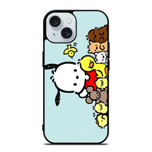 POCHACCO HELLO KITTY CARTOON iPhone 15 Case Cover POCHACCO HELLO KITTY CARTOON iPhone 15 Case Cover