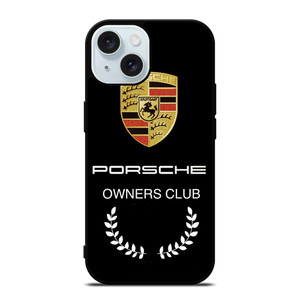 PORSCHE OWNERS CLUB LOGO iPhone 15 Case Cover PORSCHE OWNERS CLUB LOGO iPhone 15 Case Cover