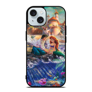 PRINCE ERIC AND PRINCESS ARIEL CARTOON iPhone 15 Case Cover PRINCE ERIC AND PRINCESS ARIEL CARTOON iPhone 15 Case Cover