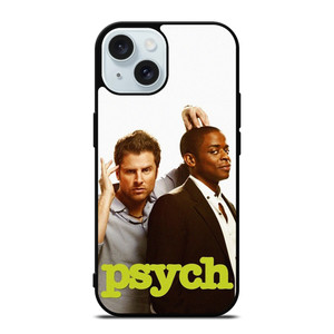 PSYCH SHAWN SPENCER AND GUS iPhone 15 Case Cover PSYCH SHAWN SPENCER AND GUS iPhone 15 Case Cover