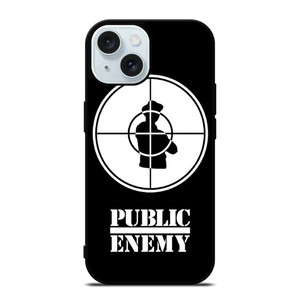 PUBLIC ENEMY HIP HOP LOGO iPhone 15 Case Cover PUBLIC ENEMY HIP HOP LOGO iPhone 15 Case Cover