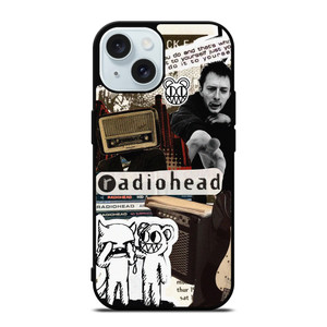 RADIOHEAD THOM YORK COLLAGE iPhone 15 Case Cover RADIOHEAD THOM YORK COLLAGE iPhone 15 Case Cover