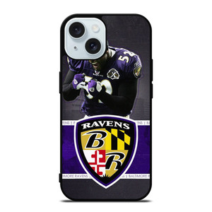 RAY LEWIS BALTIMORE RAVENS LOGO iPhone 15 Case Cover RAY LEWIS BALTIMORE RAVENS LOGO iPhone 15 Case Cover