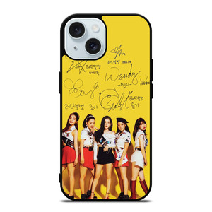 RED VELVET ALL MEMBER SIGNATURE iPhone 15 Case Cover RED VELVET ALL MEMBER SIGNATURE iPhone 15 Case Cover