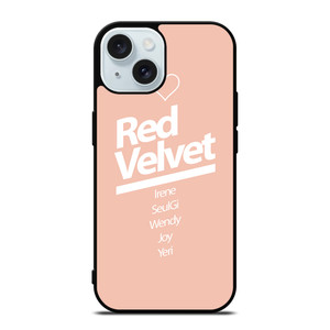 RED VELVET KPOP LOGO iPhone 15 Case Cover RED VELVET KPOP LOGO iPhone 15 Case Cover