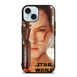 REY STAR WARS THE FORCE AWAKENS iPhone 15 Case Cover REY STAR WARS THE FORCE AWAKENS iPhone 15 Case Cover
