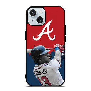 RONALD ACUNA JR ATLANTA BRAVES iPhone 15 Case Cover RONALD ACUNA JR ATLANTA BRAVES iPhone 15 Case Cover