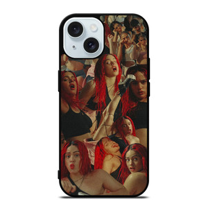 ROSALIA SINGER COLLAGE iPhone 15 Case Cover ROSALIA SINGER COLLAGE iPhone 15 Case Cover