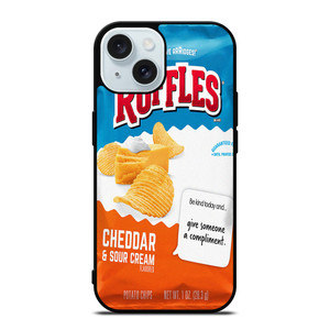 RUFFLES POTATO CHIPS CHEDDAR iPhone 15 Case Cover RUFFLES POTATO CHIPS CHEDDAR iPhone 15 Case Cover