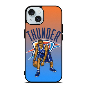 RUSSELL WESTBROOK OKC OKLAHOMA CITY THUNDER 2 iPhone 15 Case Cover